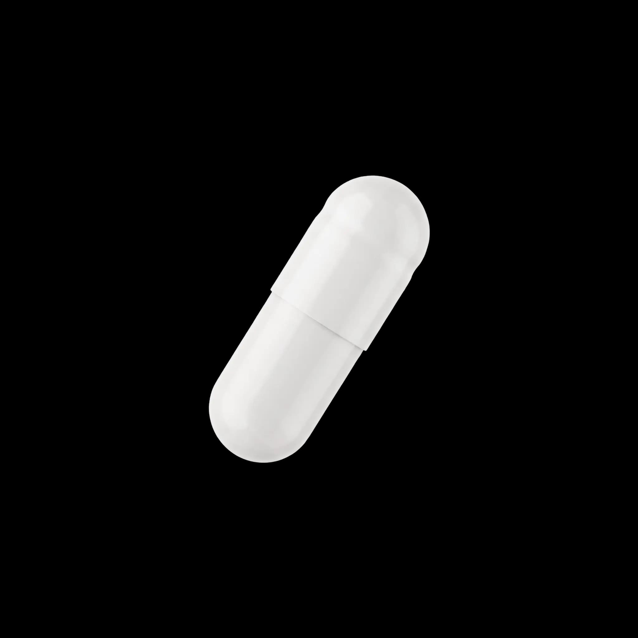 White capsule