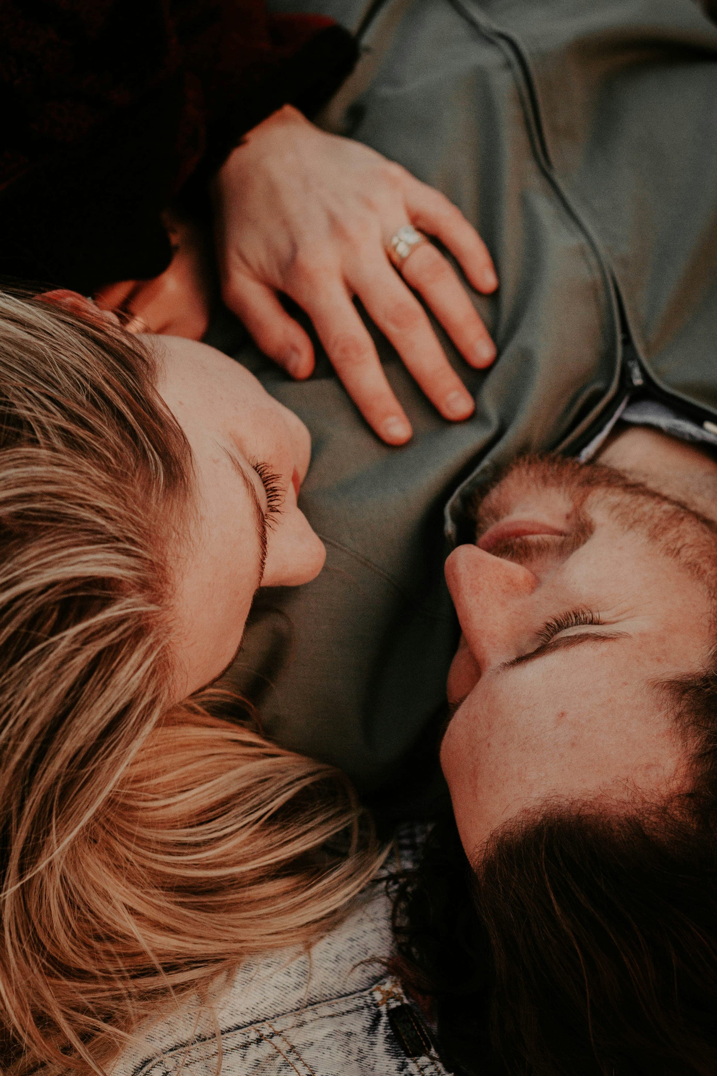 Couple sharing an intimate moment