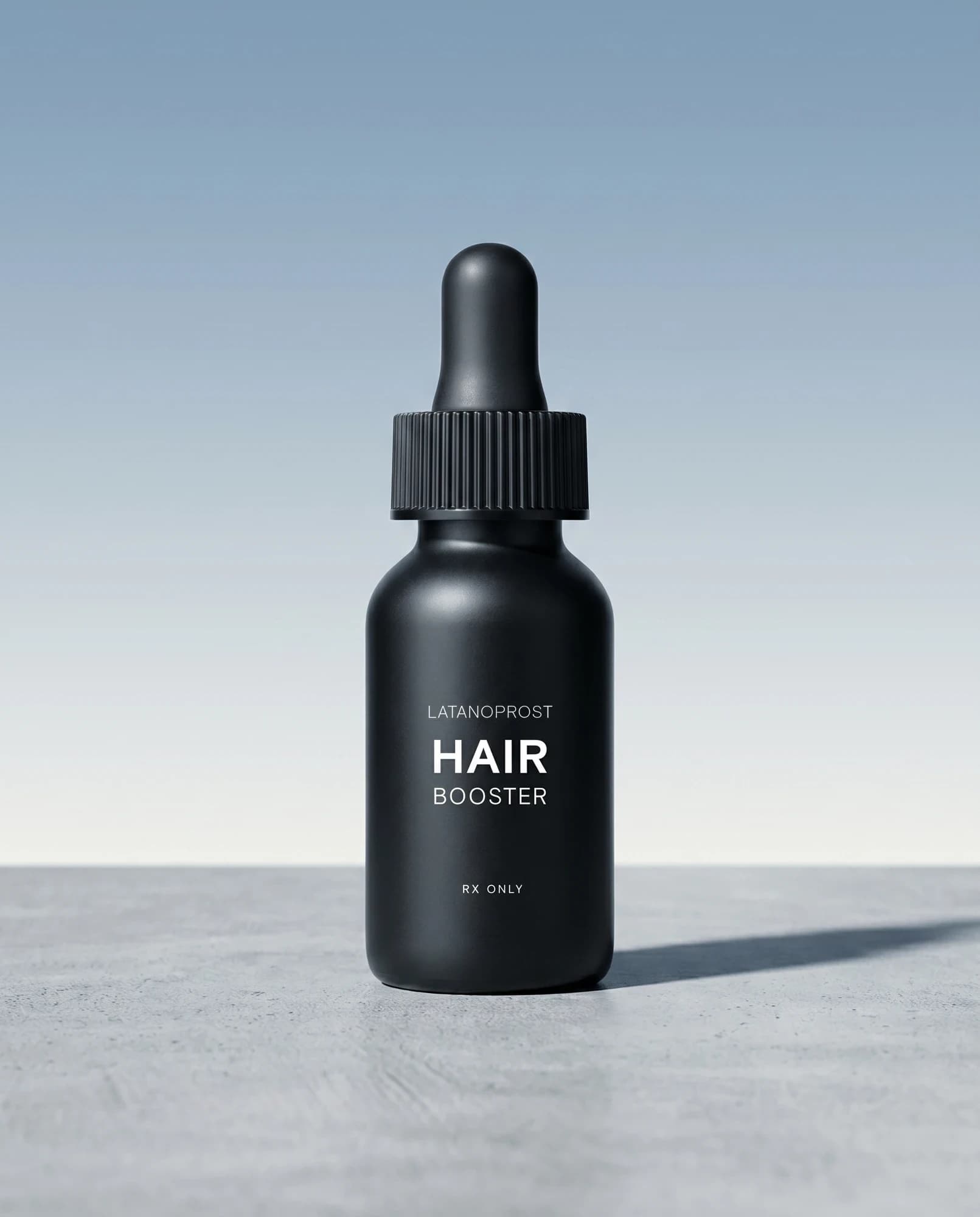 Black Strut Hair Booster dropper bottle