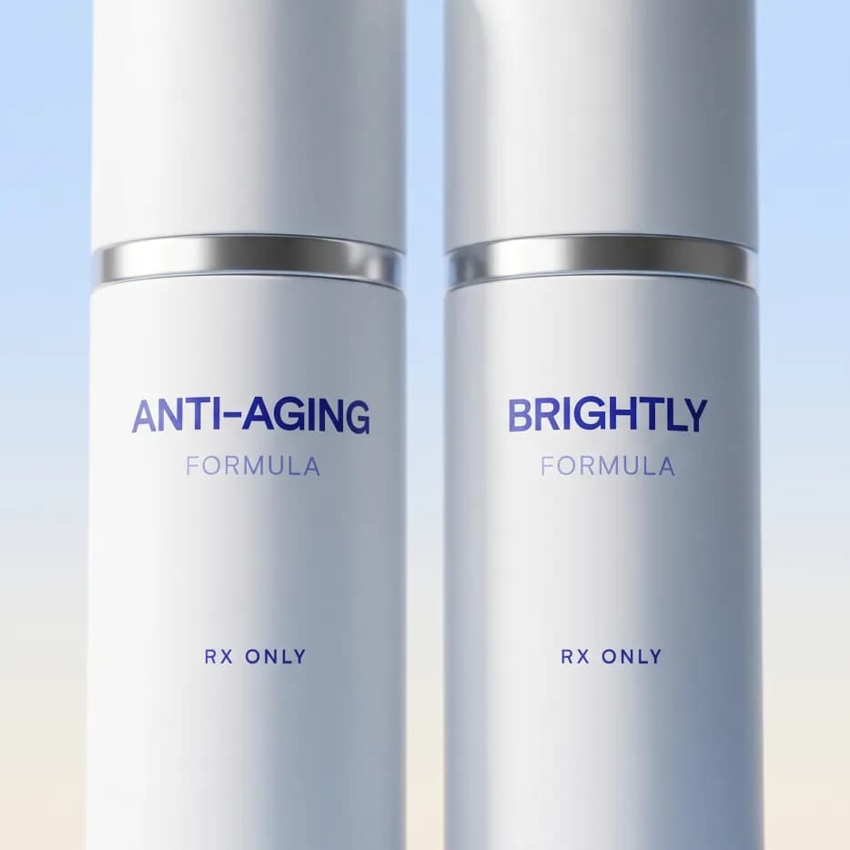 Strut Brightly and Strut Anti-Aging bottles