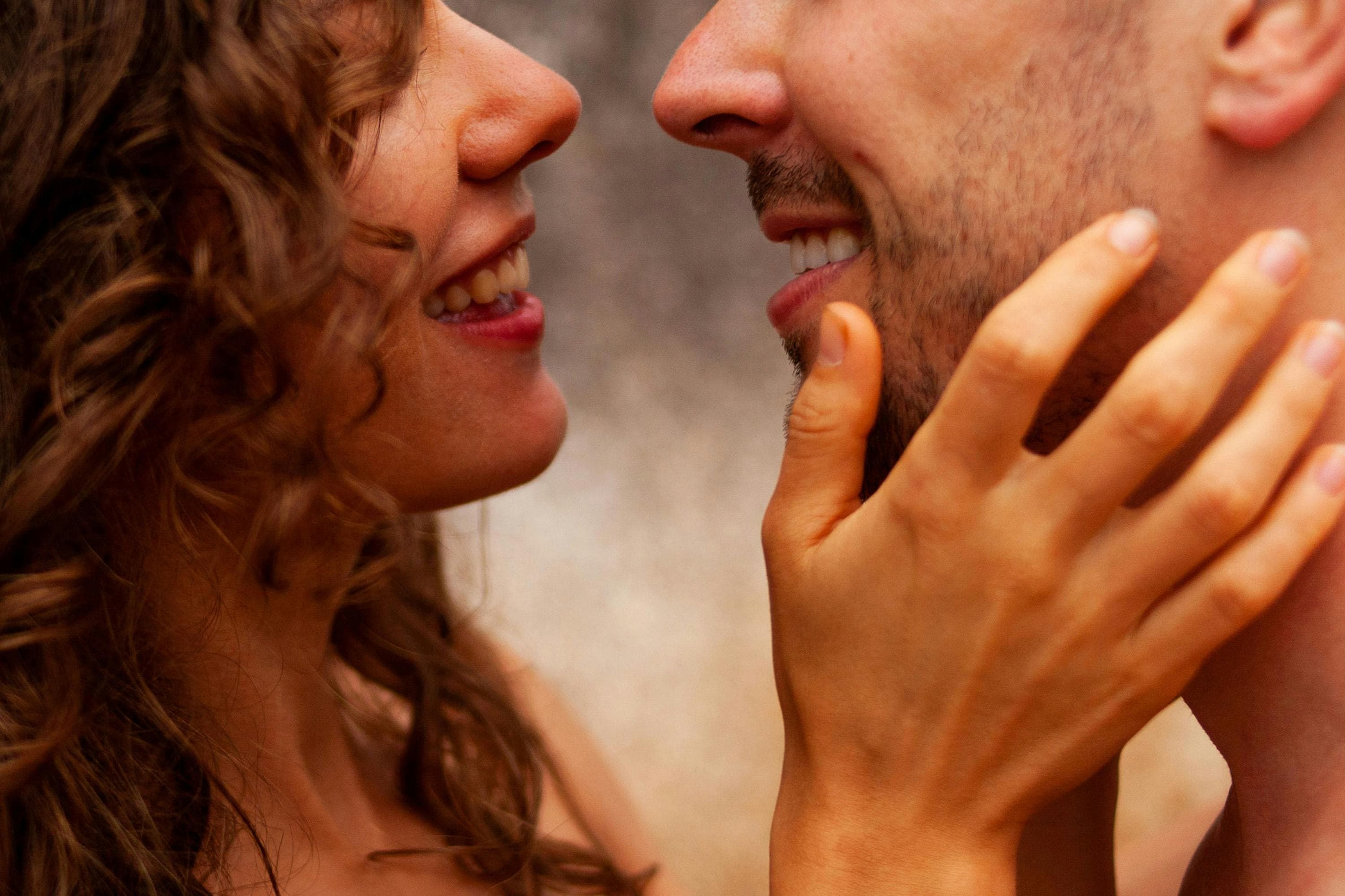 Couple sharing a moment together
