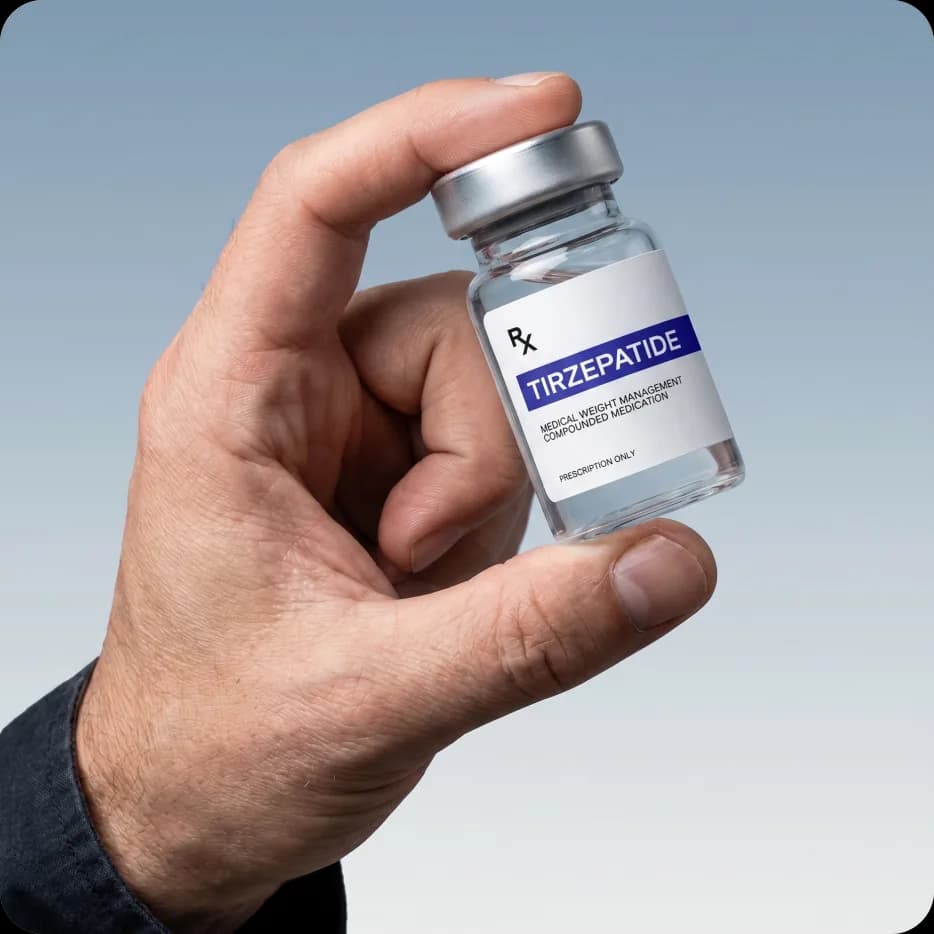 Injectable Tirzepatide bottle