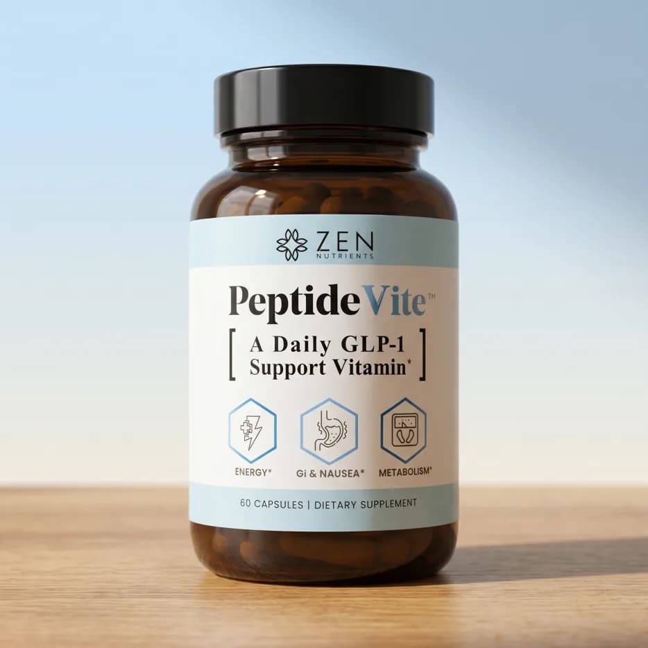 PeptideVite supplement bottle
