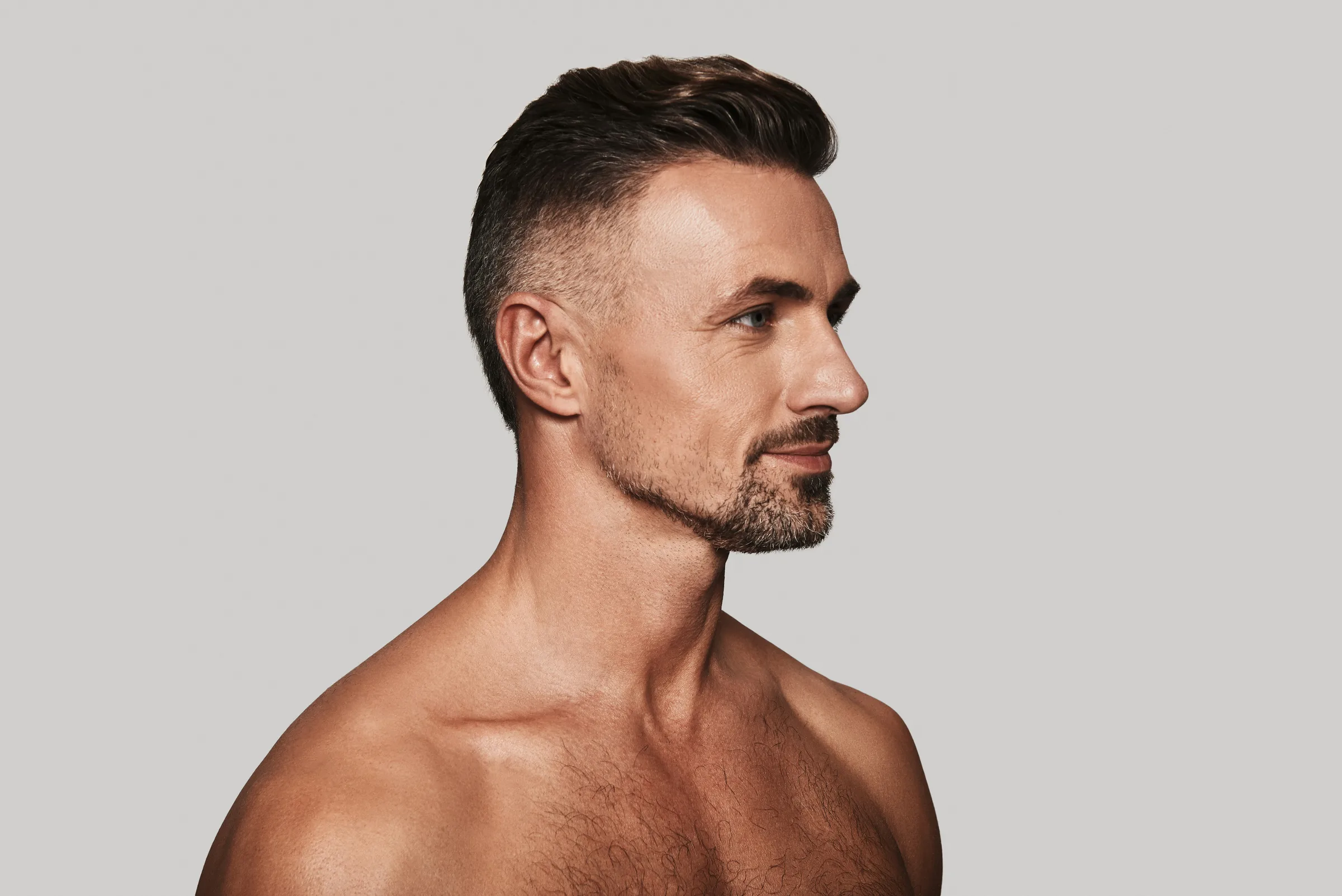 Patient with full head of hair