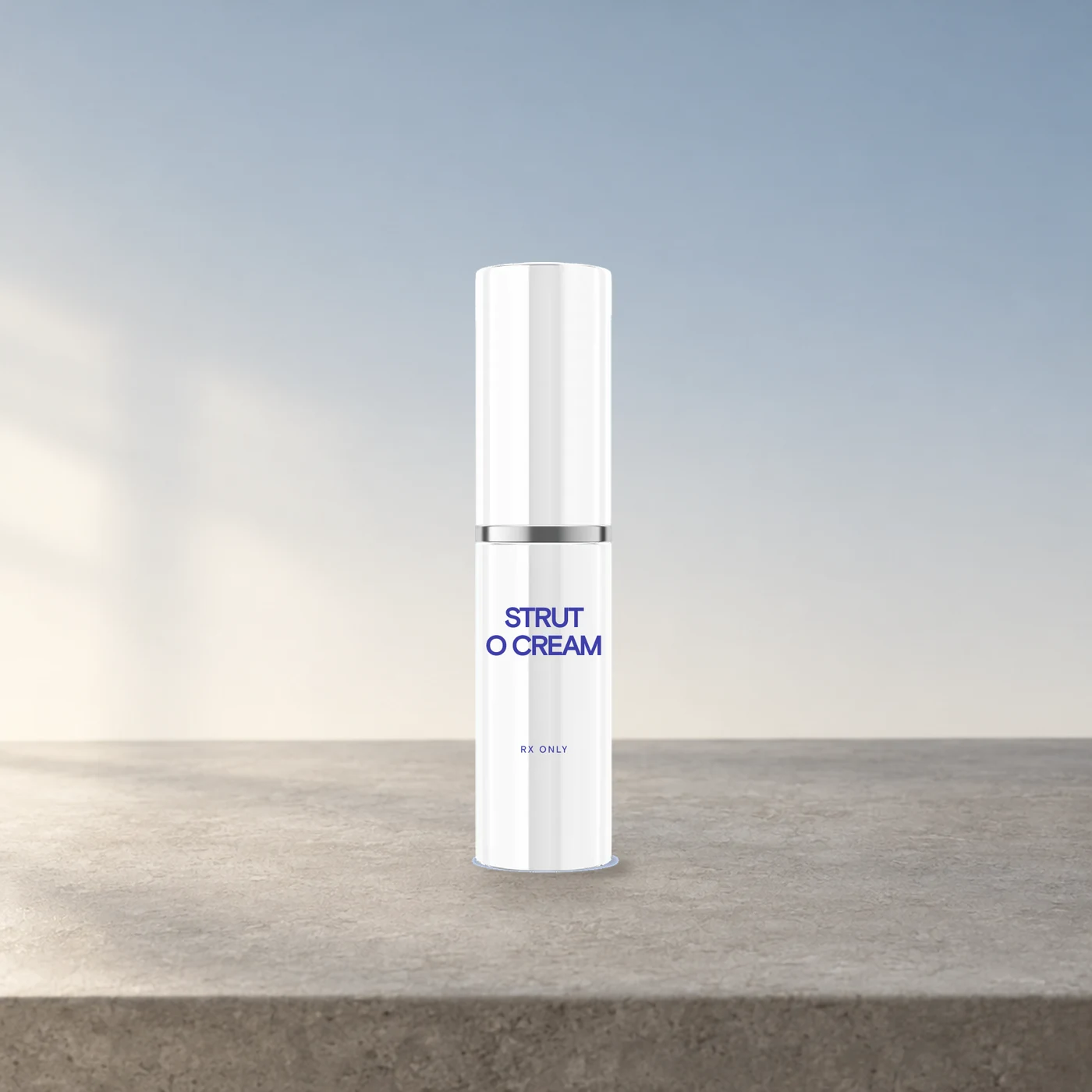 Compounded topical cream pump bottle